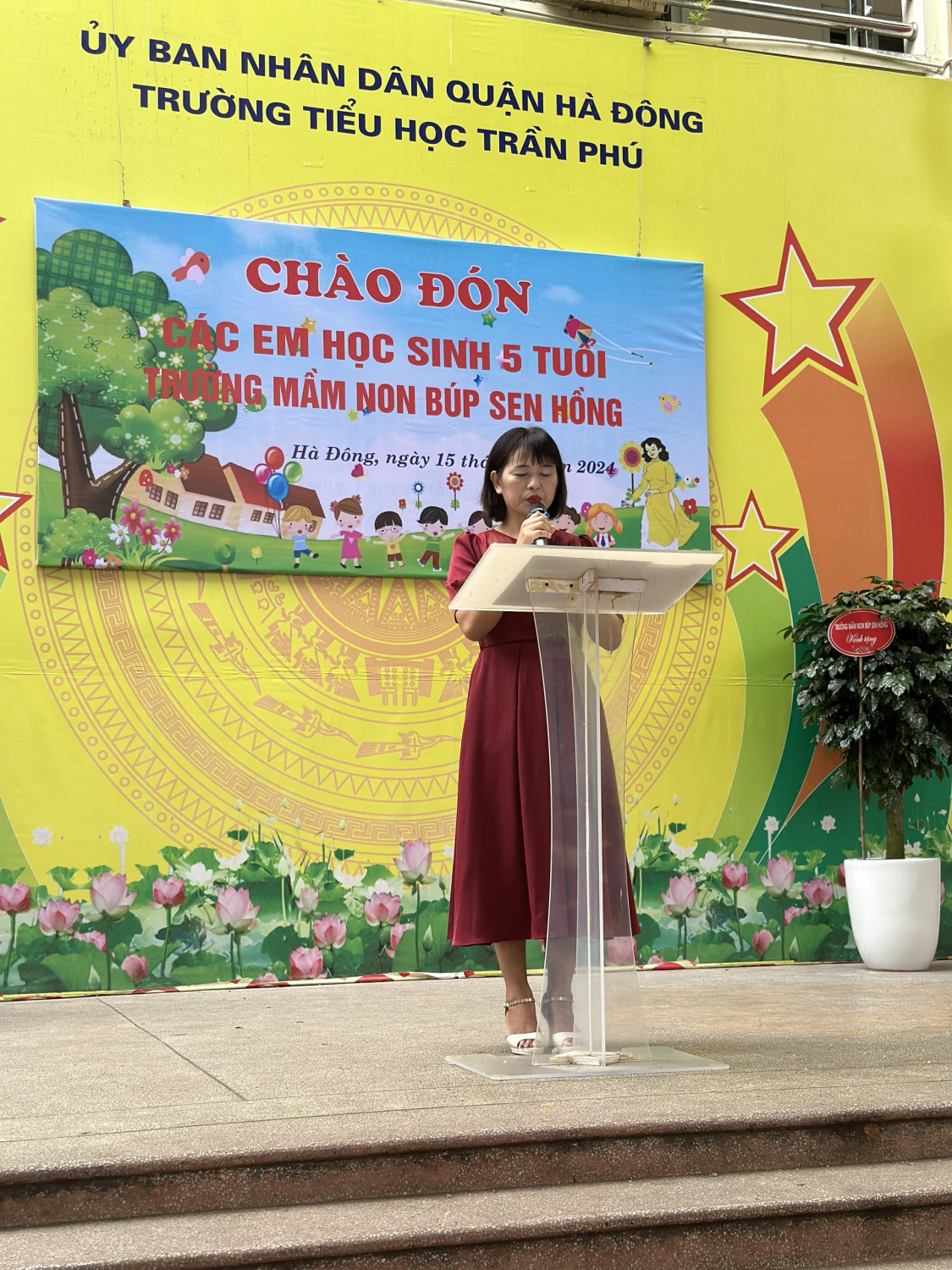 Chào đón các em học sinh 5 tuổi mầm non Búp Sen Hồng
