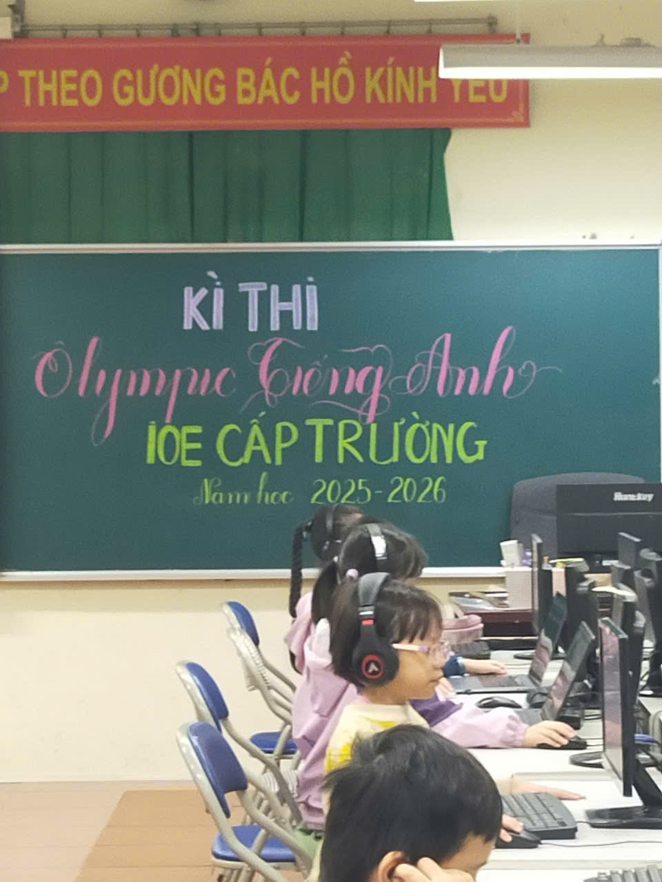 Trường Tiểu học Trần Phú tổ chức thành công vòng thi IOE cấp trường cho học sinh khối 1–5