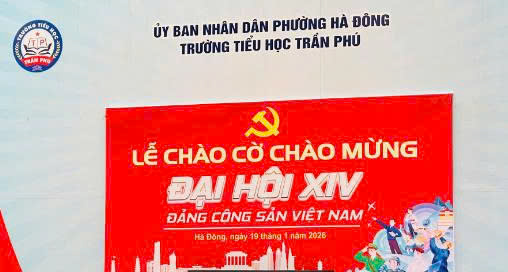 LỄ CHÀO CỜ CHÀO MỪNG ĐẠI HỘI ĐẢNG TOÀN QUỐC LẦN THỨ XIV